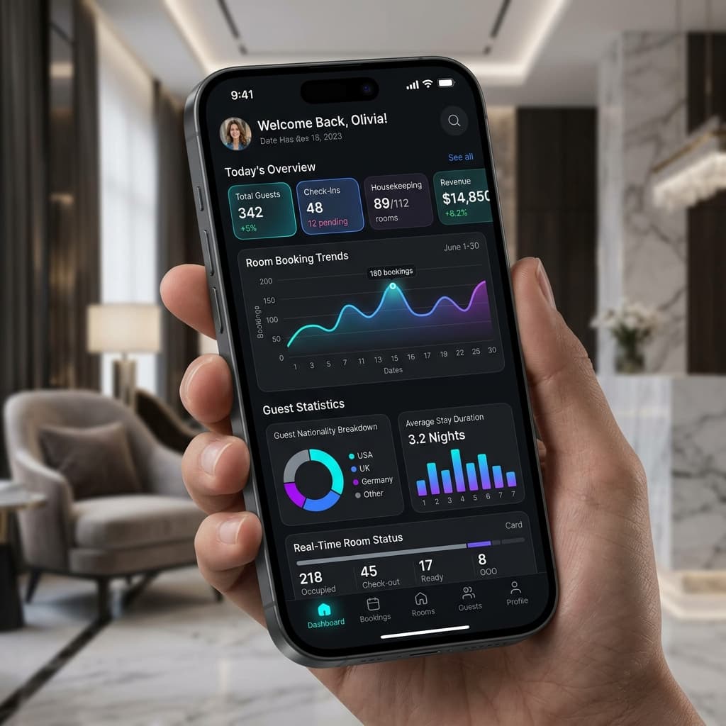 Boutique Hotel Operations Manager - Full Stack Web Application & PMS engineered by Dhairya Gulati